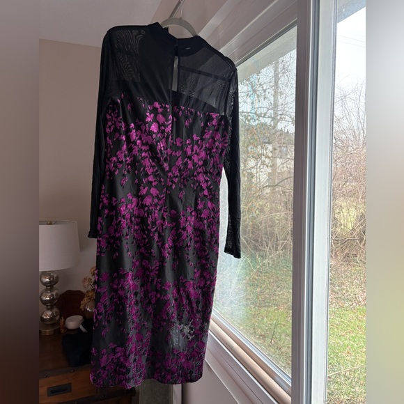 Rachel Roy Black and Purple Dress - Picture 3 of 9